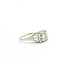 Ring Filigree Engagement 0.25ctw Euro Cut Diamond 18kw 7mm Sz6.75 2.12g 225110059