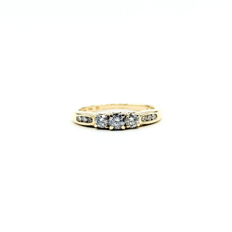 Ring Promise .40ctw Round Diamonds 14ky 2.65mm Sz6.5 2.78g 125100025