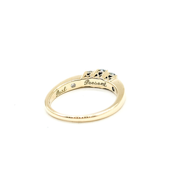 Ring Promise .40ctw Round Diamonds 14ky 2.65mm Sz6.5 2.78g 125100025