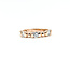 Ring 3-Stone CZ 14kr 3.5mm Sz7 3.2g 125112020