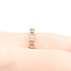 Ring 3-Stone CZ 14kr 3.5mm Sz7 3.2g 125112020