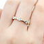 Ring 3-Stone CZ 14kr 3.5mm Sz7 3.2g 125112020