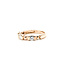 Ring 3-Stone CZ 14kr 3.5mm Sz7 3.2g 125112020