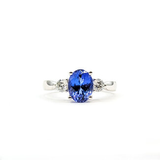 Ring 0.29ctw Diamonds 1.68ctw Tanzanite 14kw 125110135