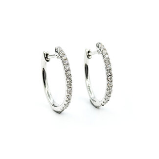 Earrings .28ctw Diamonds 14kw 17.40x14.80mm 125110093