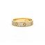 Ring Engagement Cartier Love .31ctw Round Diamonds 18ky 4mm Sz10.75 5.54g 125110145