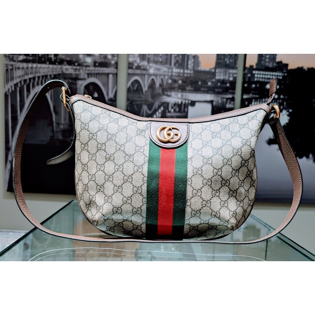 Shoulder Gucci Ophidia Supreme Medium Canvas And Leather 125115081