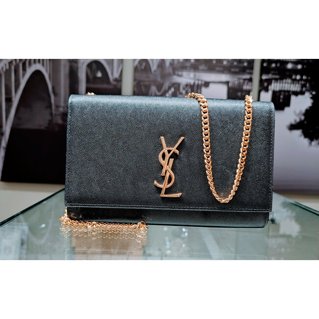 Handbag YSL Kate Medium Grained Leather Gold Hardware 125115080