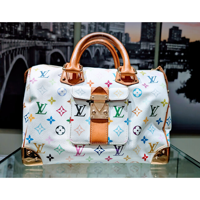 Handbag Louis Vuitton Speedy 30 Multi Color Monogram 125115079