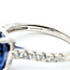 Ring Engagement 0.37ctw Round Diamonds 3.65ct Cornflower Blue Ceylon Sapphire 18K 2.2mm Sz6.5 3.4g 225110132