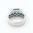 Ring Gallery Display 1.31ctw Round Diamonds 3.15ct Emerald 18K 7.5mm Sz6.5 10.5g 225110129