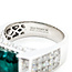 Ring Gallery Display 1.31ctw Round Diamonds 3.15ct Emerald 18K 7.5mm Sz6.5 10.5g 225110129