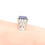 Ring .12ctw Round Diamonds 2.2ct Tanzanite 14kw 10.15mm Sz7 3.9g 225100020