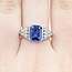 Ring .12ctw Round Diamonds 2.2ct Tanzanite 14kw 10.15mm Sz7 3.9g 225100020