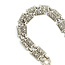 Necklace Filigree Kampfer Glass .03ctw Old Euro Cut Diamonds 10kw 1.75x1.4" 15" 10.32g 225110078