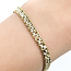 Bracelet Textured Bar Link Lobster 14ktt 6mm 8" 11.4g 125112018