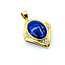 Pendant Kite 0.33ctw Round Diamonds 18ct Blue Lapis Lazuli 18ky 1.6x1.05" 11.51g 225100065