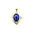 Pendant Kite 0.33ctw Round Diamonds 18ct Blue Lapis Lazuli 18ky 1.6x1.05" 11.51g 225100065