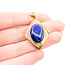 Pendant Kite 0.33ctw Round Diamonds 18ct Blue Lapis Lazuli 18ky 1.6x1.05" 11.51g 225100065