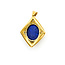 Pendant Kite 0.33ctw Round Diamonds 18ct Blue Lapis Lazuli 18ky 1.6x1.05" 11.51g 225100065