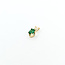 Pendant Solitaire .50ct Emerald 14ky 10x5x4.5mm .33g 225100088