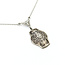 Necklace Filigree .03ct Old Mine Cut Diamond 14kw 1.5x.6" 18" 2.87g 225110080