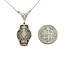 Necklace Filigree .03ct Old Mine Cut Diamond 14kw 1.5x.6" 18" 2.87g 225110080