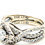 Ring Halo Wedding Set 1.52ctw Princess & Round Diamonds 14kw 6.5mm Sz5.5 6.18g 225110077
