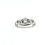 Ring Simon G Floral Milgrain 1.00ct Round Diamond .10ctw Near Colorless Diamonds 14kw 4.5mm Sz8 3.83g 225110148