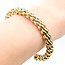 Bracelet Woven Cuff 18ky 27.8g 225102002