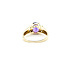 Ring 0.06ctw Round Diamonds 1.45ct Amethyst 14ky 9mm Sz6.5 3.5g 225110010