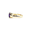 Ring 0.06ctw Round Diamonds 1.45ct Amethyst 14ky 9mm Sz6.5 3.5g 225110010