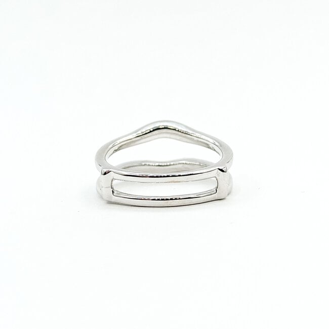 Ring Enhancer .20ctw Round Diamonds 14kw 5mm Sz7 4.76g 125110034