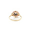 Ring Halo .04ctw Round Diamonds 1.00ctw Ruby 14ky 12.5mm Sz8 2.55g 225120003
