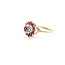 Ring Halo .04ctw Round Diamonds 1.00ctw Ruby 14ky 12.5mm Sz8 2.55g 225120003