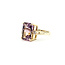 Ring Cocktail 0.12ctw Round Diamonds 6.88ct Ametrine 14ky 14mm Sz8 7.04g 225110012