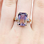 Ring Cocktail 0.12ctw Round Diamonds 6.88ct Ametrine 14ky 14mm Sz8 7.04g 225110012