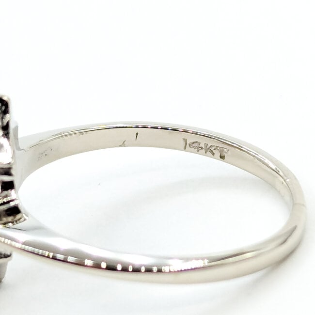 Ring Cocktail 0.09ctw Round Diamonds .50ctw Ruby 14kw 13.5mm Sz6 2.62g 225110007