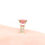 Ring 0.3ctw Round Diamonds 2ct Pink Tourmaline 14ky 8mm Sz7 4.13g 225110015