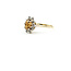 Ring Halo 0.2ctw Round Diamonds .50ct Citrine 14ky 10.85mm Sz6.25 2.5g 225110018