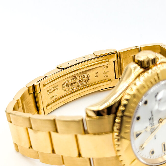 Watch Rolex Yacht Master 16628 Yr. 2001 40mm 18kt Yellow Gold 7.75" Watch Only 125126002