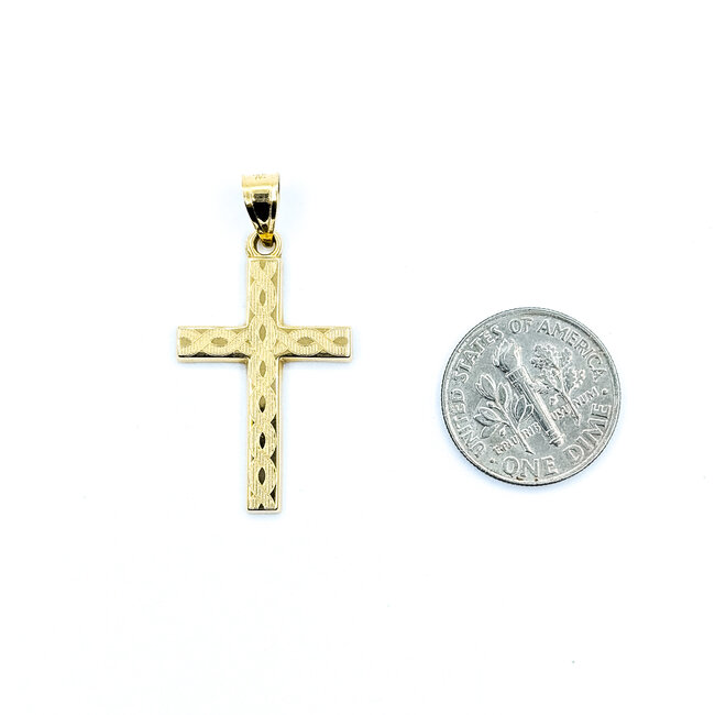 Pendant Celtic Knot Cross 14ky 1.2x..7" 1g 125092051