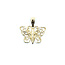 Pendant Filigree Butterfly 14ky 20mm 1.1g 125112004