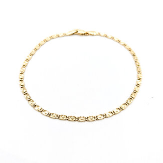 Bracelet Diamond Cut Lobster 14ky 2.86mm 9" 5.1g 125112017