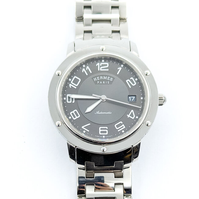 Watch Hermes Clipper CP2.810 39mm Stainless Steel 7" Watch Only 125116005