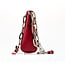 Handbag Prada Triangle Logo Plate Red & White 125125047