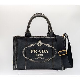 Handbag Prada Capana Nero Black Canvas 125125060