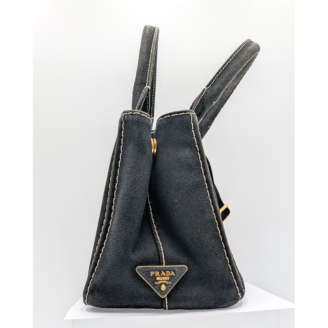 Handbag Prada Capana Nero Black Canvas 125125060