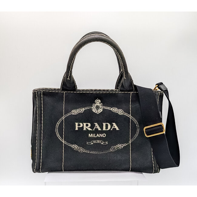 Handbag Prada Capana Nero Black Canvas 125125060