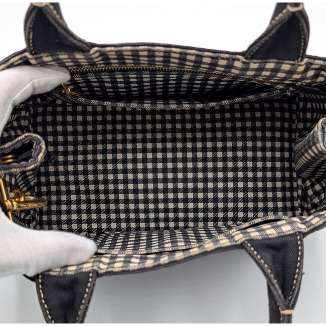 Handbag Prada Capana Nero Black Canvas 125125060